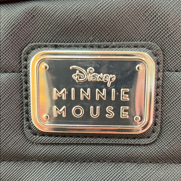 Disney Minnie Mouse Black Backpack with Red Bow - Picture 3 of 7